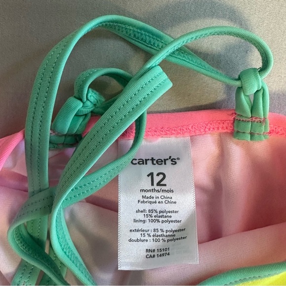 Carter's - NWOT - Colorful Baby & Toddler Swimsuit - Picture 2 of 3